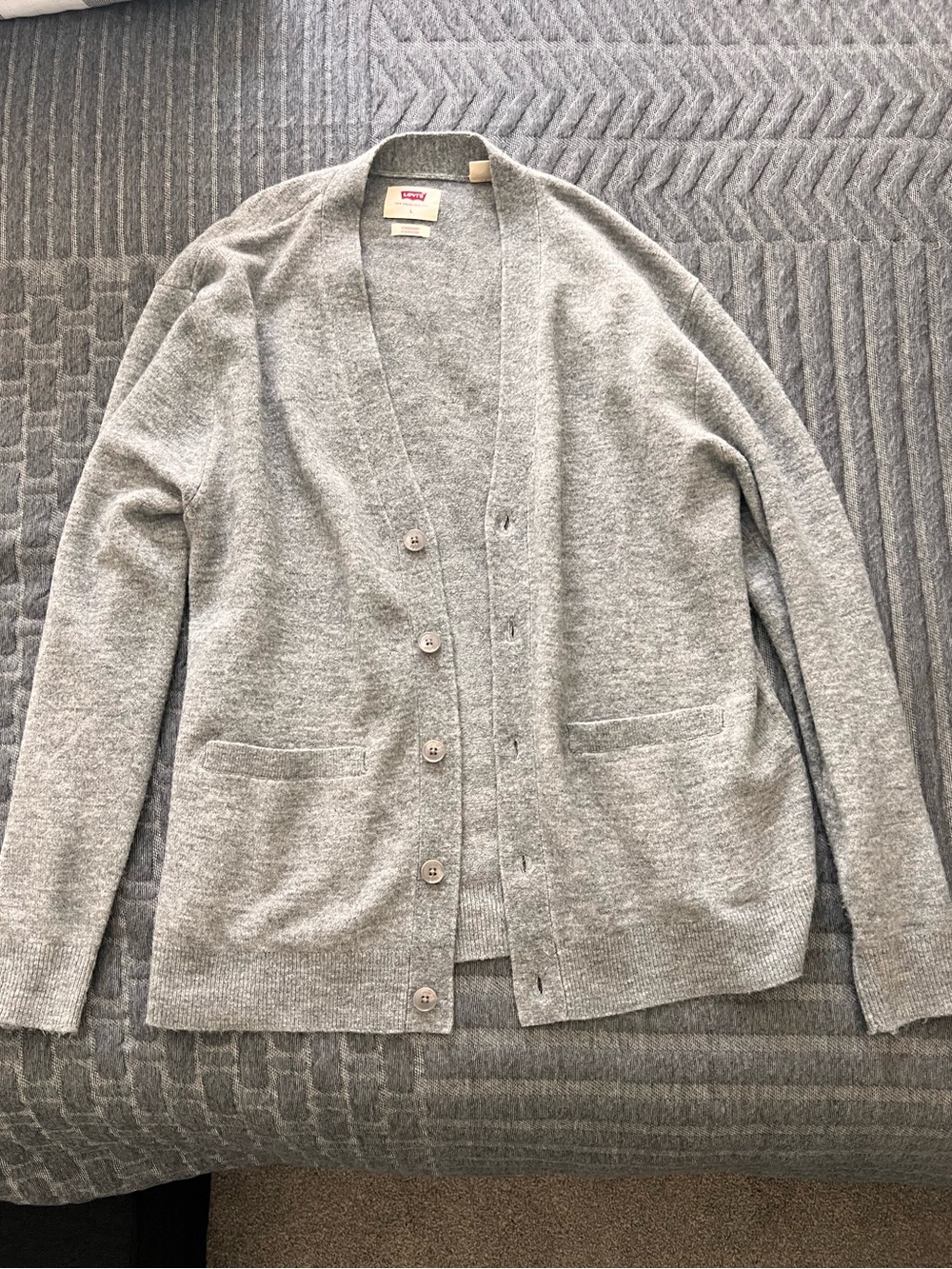 Levi's Karl Heather Gray Cardigan - Unworn - no tags